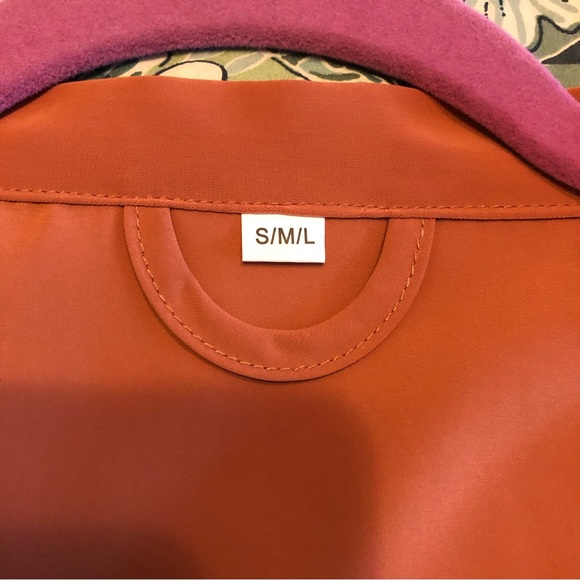 RUFFLE ROBE - TERRACOTTA - Picture 5 of 8